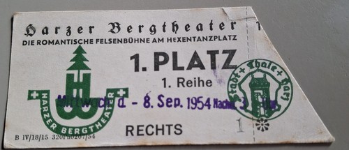 Alte eintrittskarte hazer - alte,
