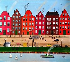 Ölbild Naive Malerei/Ursula Voigt -Pfeil 1973 /66x57 cm