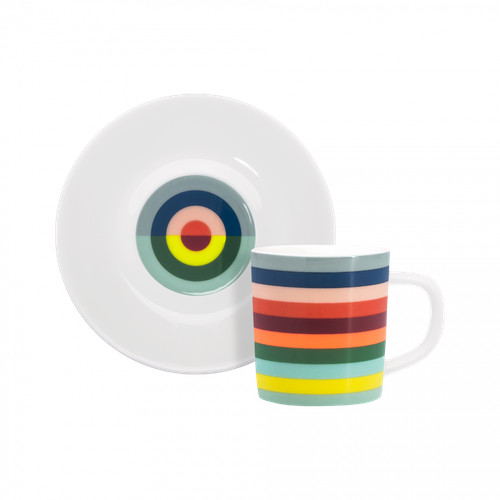 Espressotasse mit unterteller - espressotasse,