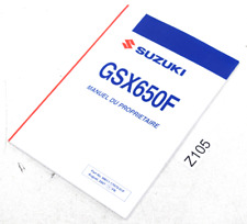 Suzuki GSX650F K8-L2 Manuel du Proprietaire FR 2008-2012 Handbuch Anleitung 08