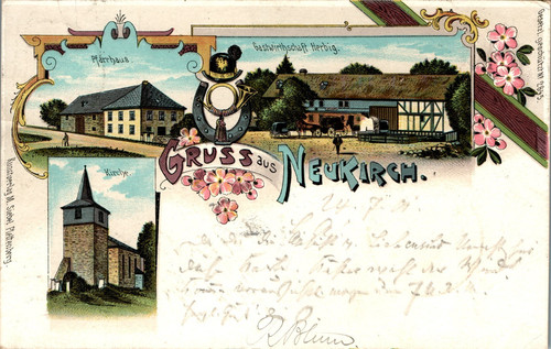 Litho gruss aus stein neukirch - gruss,