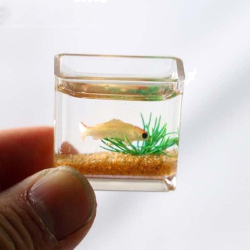 Puppenhaus miniatur aquarium - miniatur,