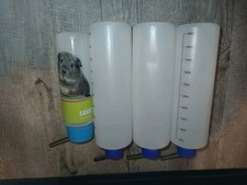 Trinkflasche Kaninchen Meerschweinchen Nippeltränke Set 4 Stück 250ml 500ml