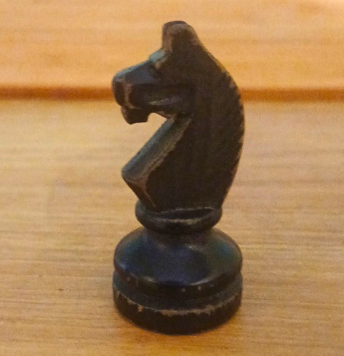 Schachfigur springer pferd - springer,