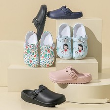 Neu Frauen Pflege Schuhe Clogs Sandalen Schuhe Rutschfeste Krankenschwester/Arzt