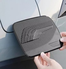 Kohlefaser Auto Kraftstoff Tank Cap Gas Cover Dekor für Toyota RAV4 2019-2024