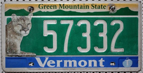 Vermont nummernschild usa - vermont,