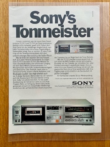 1981 sony tonmeister - sony´s,