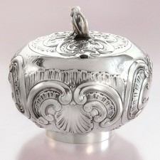 Silberdose Deckeldose
