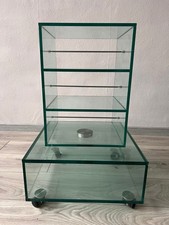 Glas Regal / Rollwagen aus