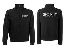 Sweat Jacke SECURITY Jacke  Personenschutz Sicherheitsdienst Ordner Sweatjacke