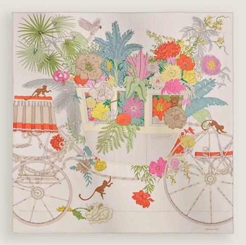 Hermes schal stola nature - la,