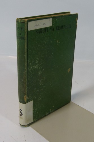 Sarufi kiswahili a grammar - sarufi,