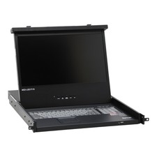 Raritan MCD-LED17116L 17" Digital LED 16-Port  KVM 19" Rack Master Console