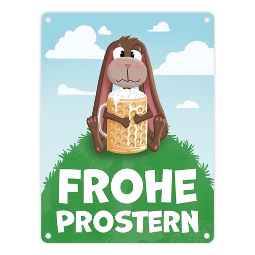 Frohe prostern betrunkener - prostern,