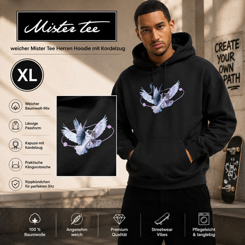 Mister tee herren hoodie - mister,