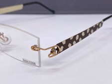 Tom's Design Brille Damen Randlos Gold braun Giraffe Artec 13 68 Germany