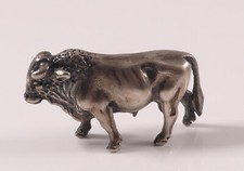 Silberfigur Figur Miniatur  Stier Rind Bulle Silber 925 21gramm