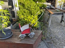 50-60er Jahre Kinderwagen Vintage, Retro, Chrom Puppenwagen *RARE* Sammler