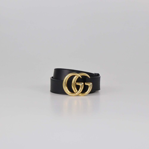 Gucci schmaler ledergürtel - gucci,