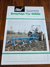 GERHARD FROST Beetpflüge Donau Traktor Schlepper Prospekt Brochure d