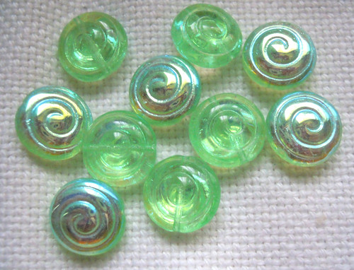 Uranglas perlen schnecken - ,