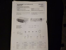 Original Service Manual   Blaupunkt Autoradio Münster 7636620