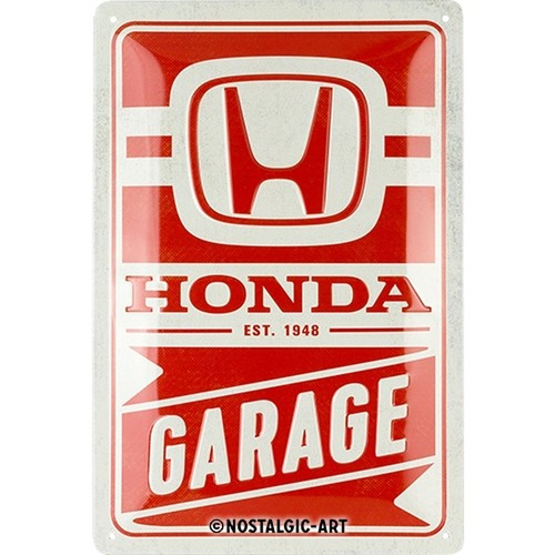 Relief blechschild honda - relief-blechschild, "honda