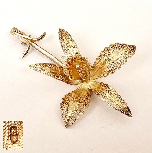 Ausgefallene brosche blume - xl,