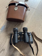 Fernglas von Agfa 8 x 30 Prismen-Fernglas, 60er Jahre mit robuster Ledertasche