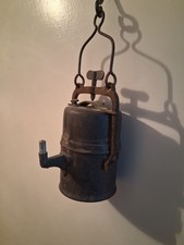 Alte Karbitlampe Bergwerk Scheunenfund Dekoration Ungeprüft