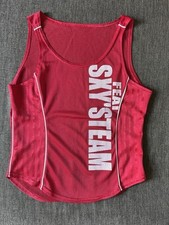 SXY‘STEAM Netz Shirt Sport Top Fitness Ringer Trikot Rot S 36