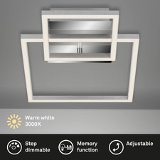 Dimmbare Briloner Frame Deckenleuchte 35,8 cm Metall/Kunststoff, 20W LED 3000K