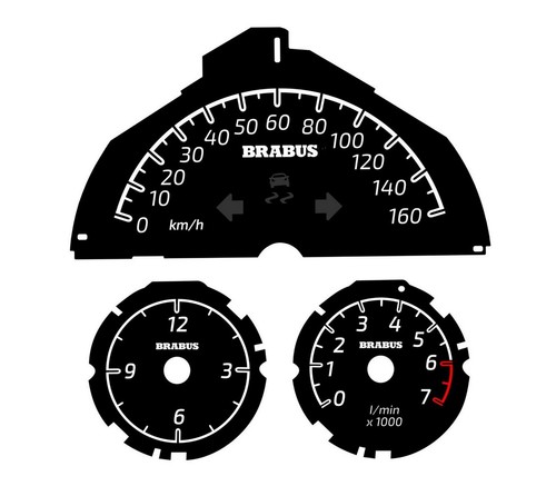 Speedometer dials smart - speedometer, fortwo