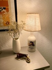 Tischlampe aus Steingut Gin