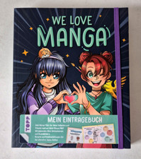 We love Manga. TOPP Eintragebuch mit hilfreichen Listen Buch ungenutzt