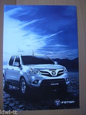 Foton Tunland China, Prospekt / Brochure / Depliant, ca. 2015, Russian edition