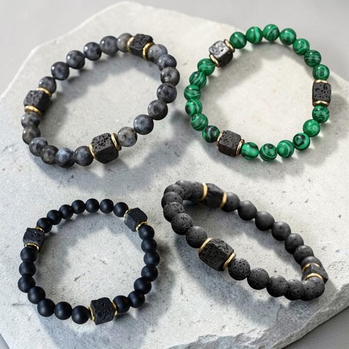 4er set armband lava - 4er,