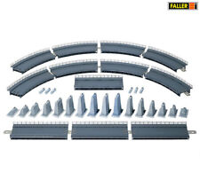 FALLER 120471 Spur H0 Auf- und Abfahrt komplett 12 teilig  R2