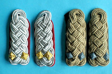 DDR, NVA, Schulterstücke Oberstleutnant, Dienst- und Felddienstuniform