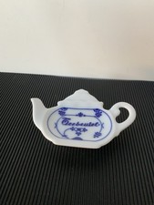 Teebeutelablage Indisch blau