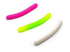 Forellen gummiköder Trout Worm 65mm, Forellenköder Wurm, Gummiwurm