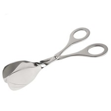 Gebäckzange Tortenzange Edelstahl Zange Servierzange Küchenzange 17,5cm