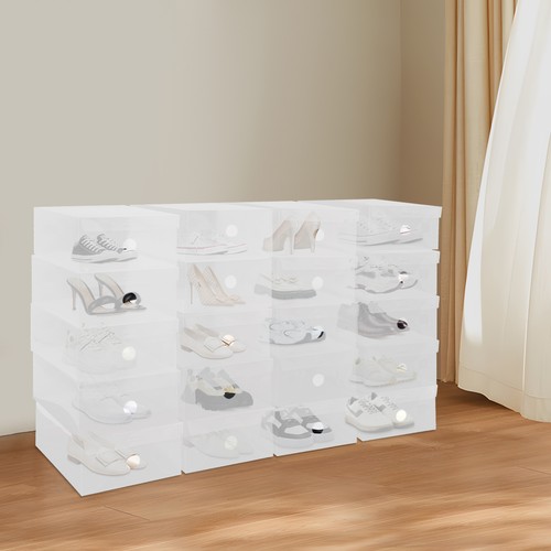 20x transparent schuhbox - transparent,