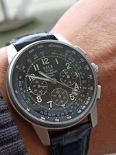 Isco Titan Herrenarmbanduhr Chronograph Quarz Hommage France Batterie Neu