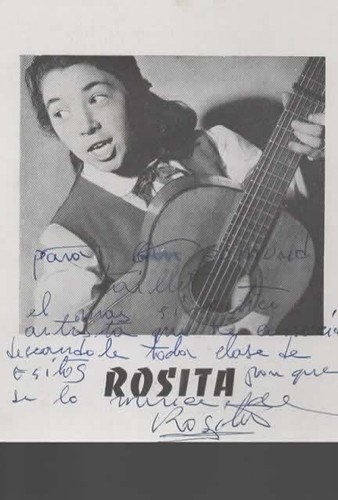 Rosita fotografie auf karte - auf,