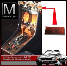 Mercedes SL W107 R107 500SL 280SL 300SL WURZELHOLZ Armaturenbrett Streifen TEIL