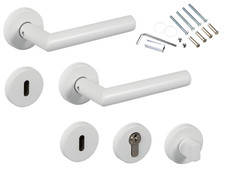 Türdrücker weiß matt