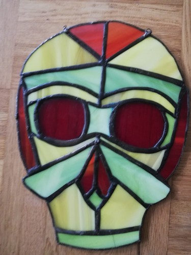 Totenkopf motiv glasbild - motiv,