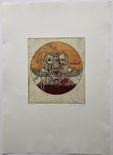 Uwe Bremer, ohne Titel, 1974, Grafik, Radierung, signiert